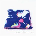 Wholesale Customized Soft Blanket polar fleece blanket dark color